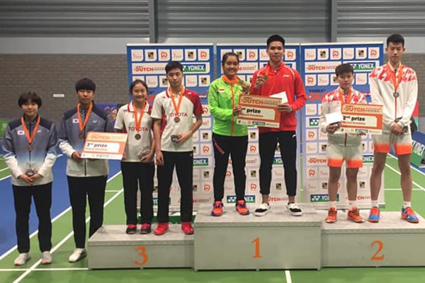 사진 혼복 3위를 차지한 노민우-김가람(왼쪽), 대회 홈페이지