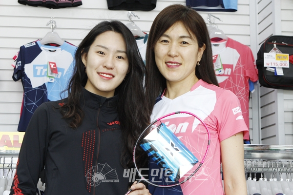 사진 김포스포츠 예윤아 대표(왼쪽)와 엄마 우진숙