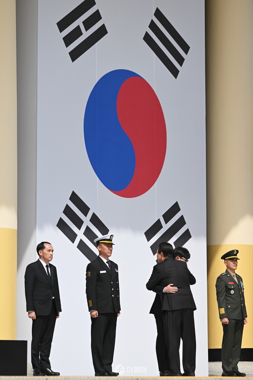 3월 24일 제8회 서해수호의 날 기념식에 참석한 윤 대통령. / 사진제공=대통령실