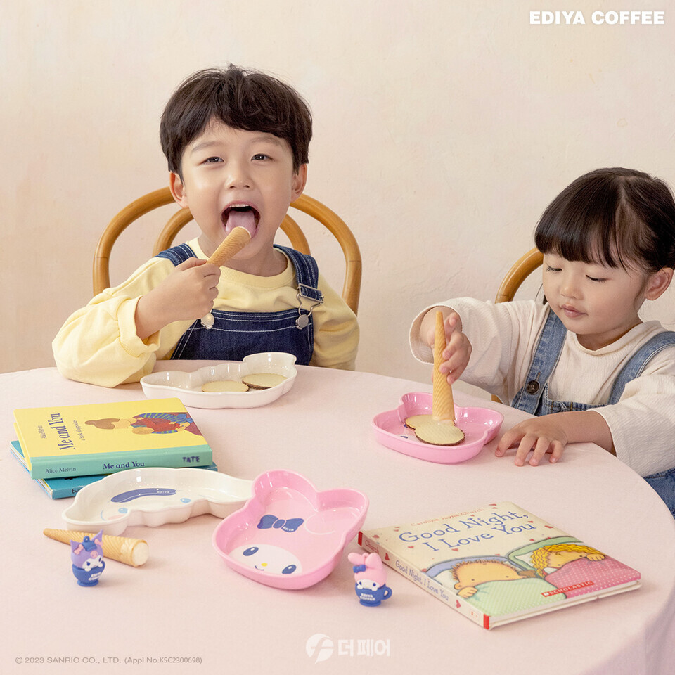 이디야커피가 출시한 산리오캐릭터즈 '스낵접시' 신규 굿즈 / 사진제공=이디야커피