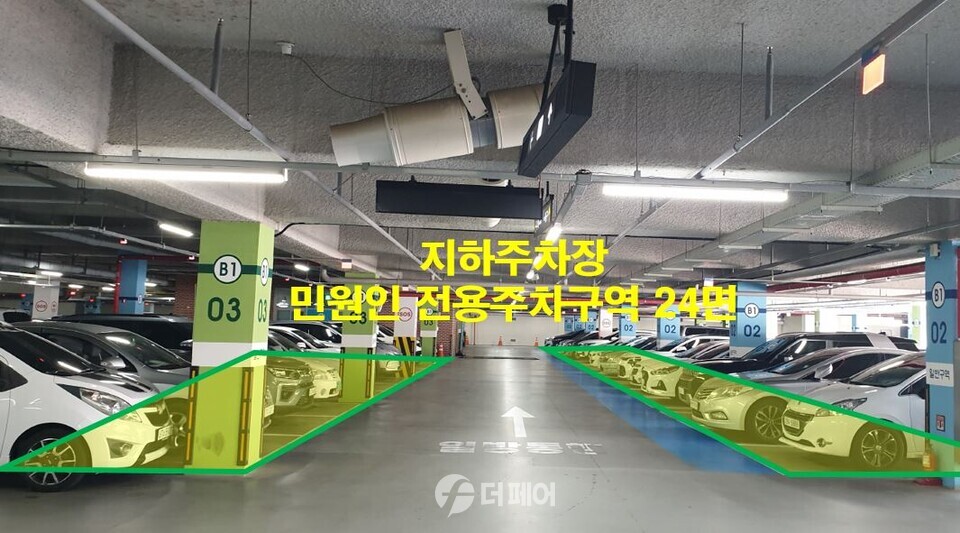 충주시 보건소 민원인 전용 주차장 97면 신설 / 사진제공=충주시