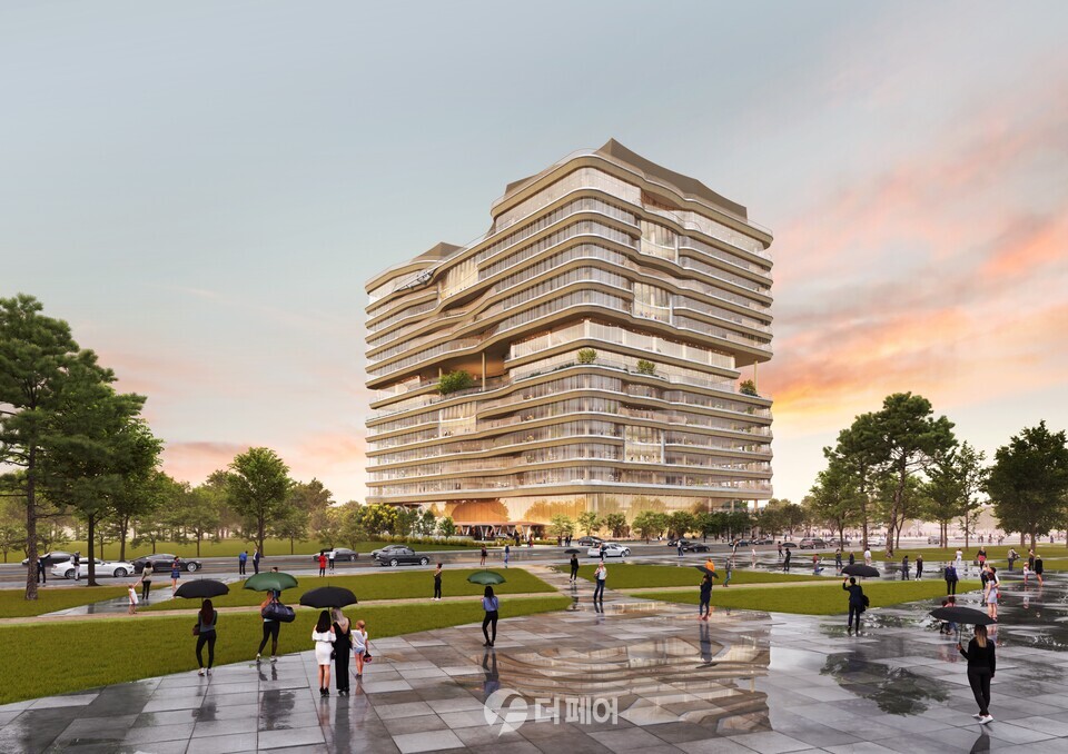 하나금융그룹 청라 그룹헤드쿼터 조감도 / 사진제공=하나금융그룹