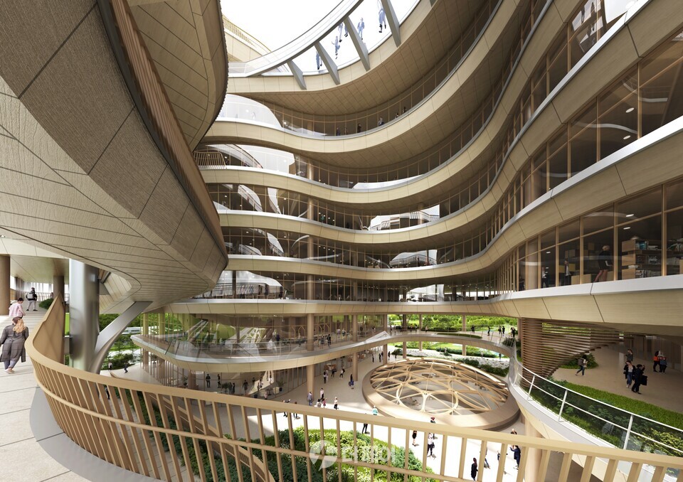 하나금융그룹 청라 그룹헤드쿼터 조감도 / 사진제공=하나금융그룹