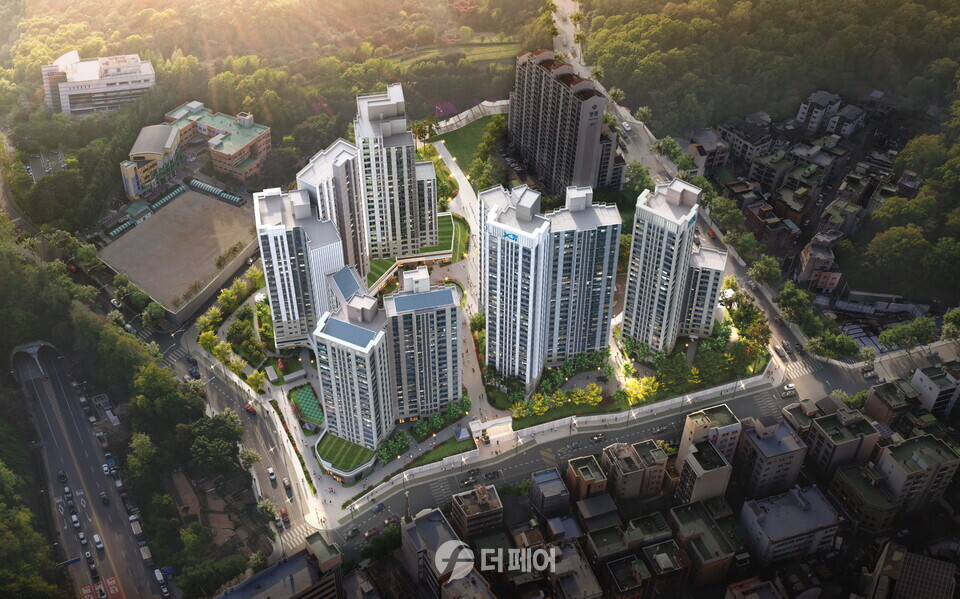 안양 자이 더 포레스트 조감도 / 사진제공=GS건설