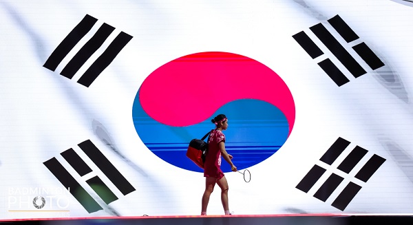 사진 여자 단식 안세영의 2023 세계개인배드민턴선수권대회 32강 경기 모습, BADMINTON PHOTO