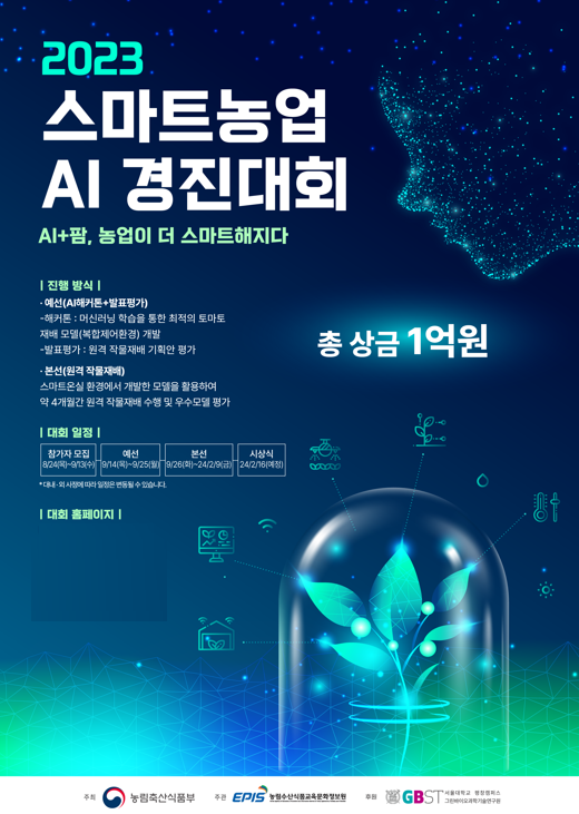 ‘2023 스마트농업 AI 경진대회’ 개최 /사진제공= 2023 스마트농업 AI 경진대회