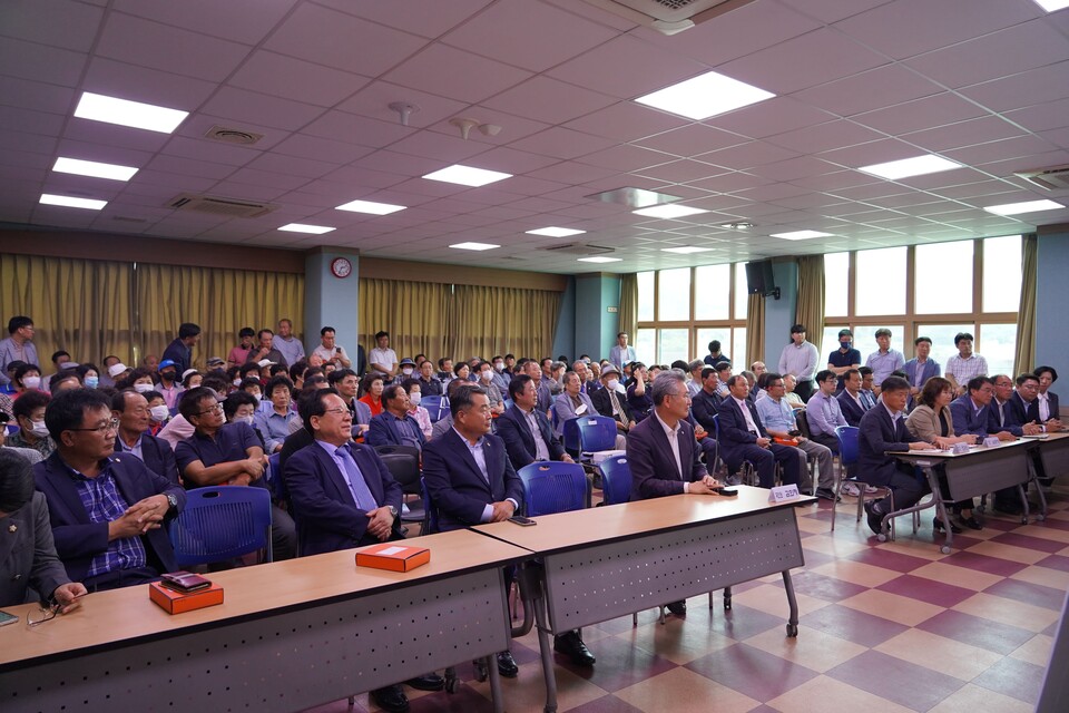 사진제공=김회재 의원실 / 여수·남해 해저터널 주민설명회 현장