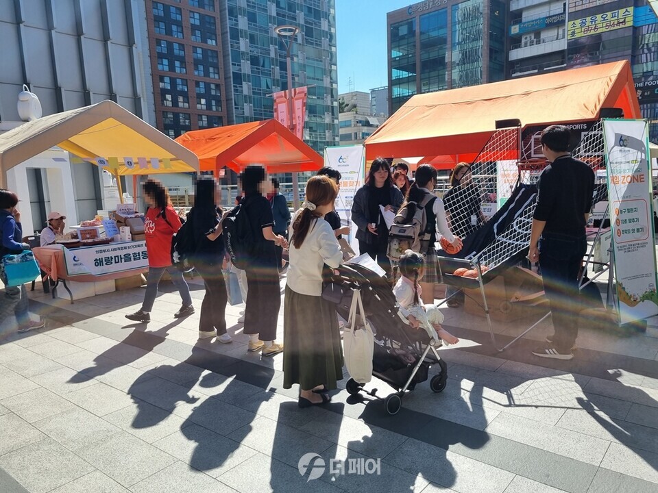 의정부시가 지난 22일부터 24일까지 사흘간 진행한 '의좋은 마켓' 행사 진행 모습 / 사진제공=의정부시