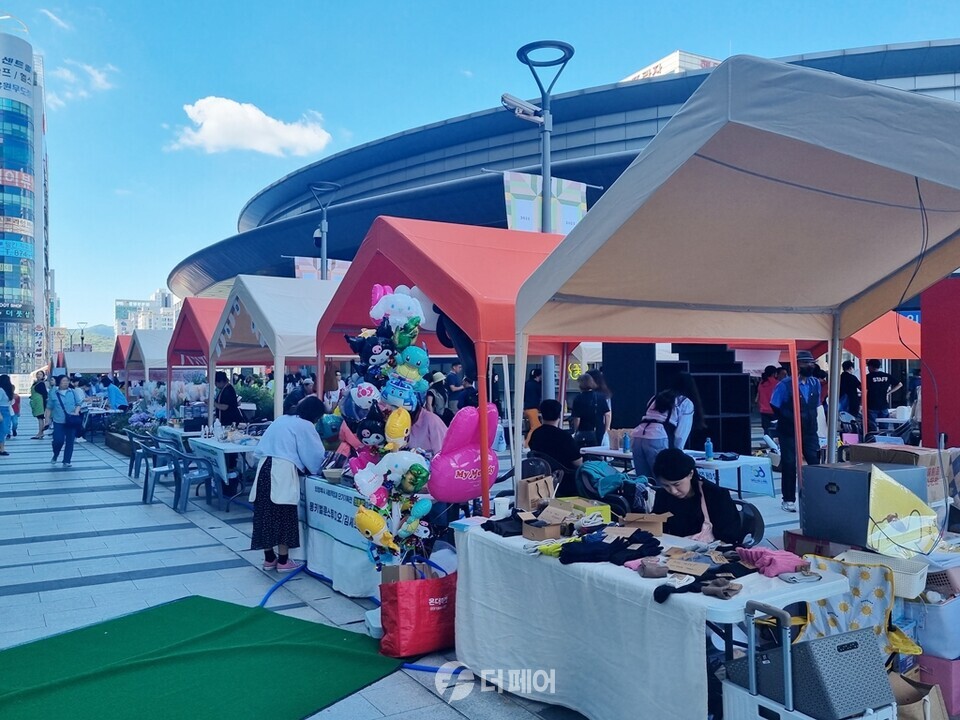 의정부시가 지난 22일부터 24일까지 사흘간 진행한 '의좋은 마켓' 행사 진행 모습 / 사진제공=의정부시