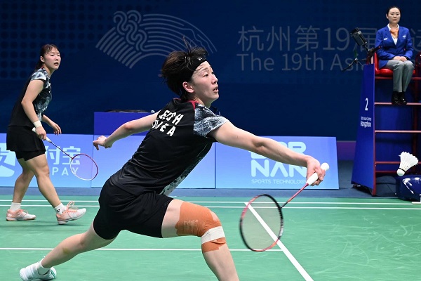 사진 2022 항저우 아시안게임 배드민턴 여자복식 4강에 오른 백하나-이소희, 아시아배드민턴연맹