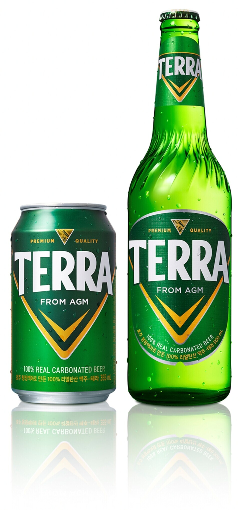 청정라거-테라 패키지 디자인 리뉴얼 제품 이미지 / 사진제공=하이트진로