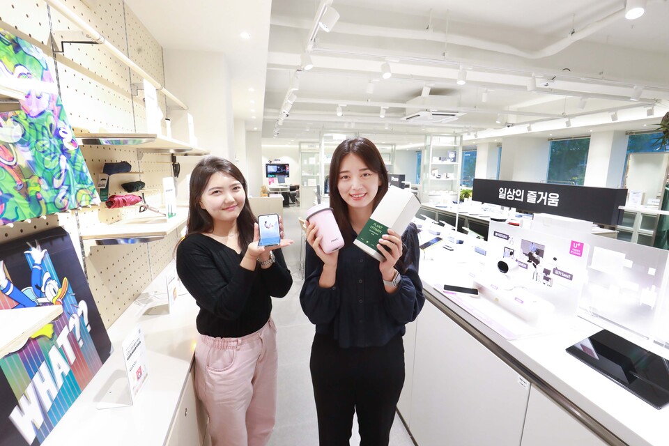 사진제공=LG유플러스 / 잠실새내에 빅데이터 상권 분석 기반 홈리빙 통신 매장 구축