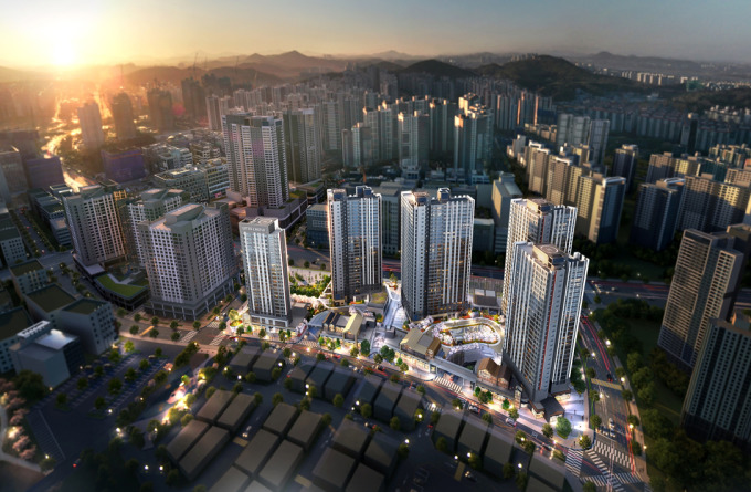 사진제공=롯데캐슬 / '검단신도시 롯데캐슬 넥스티엘' 조감도