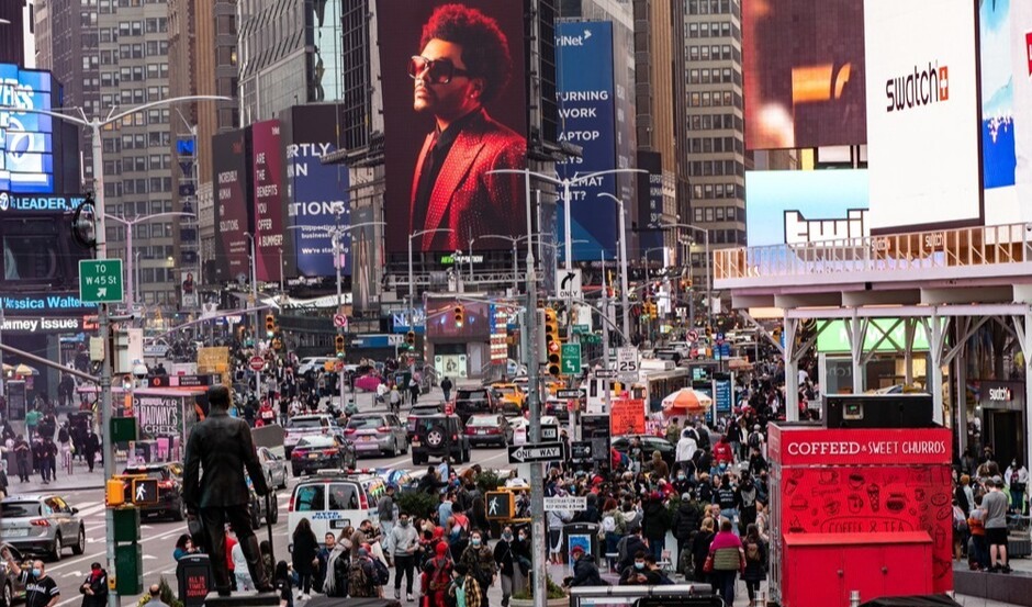 미국 뉴욕 타임스 스퀘어 / 사진=로이터, 연합뉴스