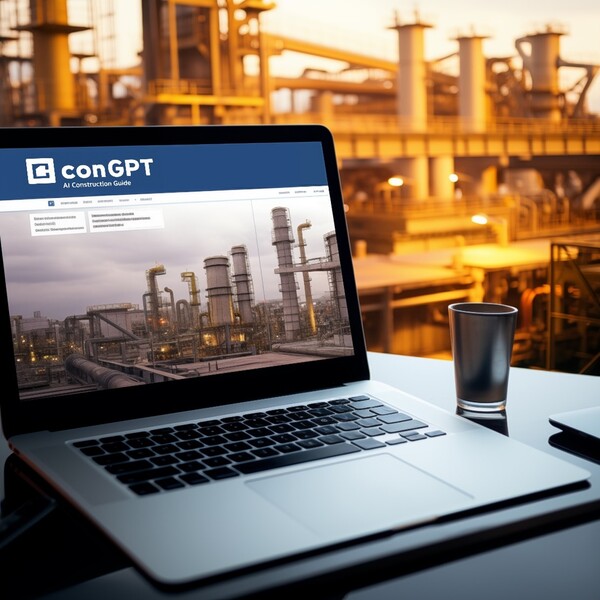 사진제공=롯데건설 / 롯데건설이 개발한 ConGPT 시스템 샘플 이미지