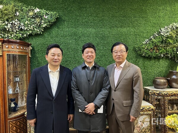 (왼쪽부터)원희룡 국토부장관, 이용 국회의원, 이현재 하남시장 / 사진제공=이용 의원실