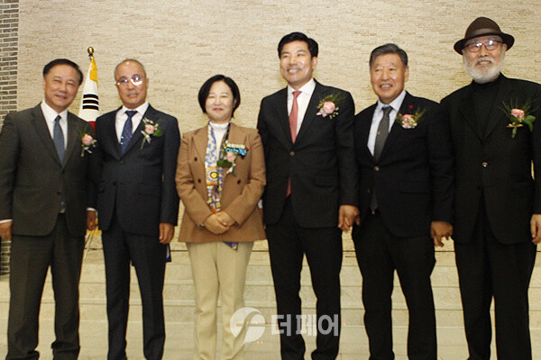 사진 박종천 제3대 대한직장인체육회 전국배드민턴협회장 취임식에 참석한 내빈들