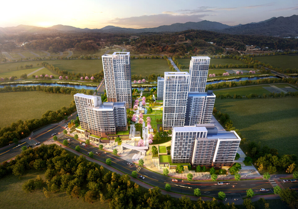 사진제공=대우건설 / 남양주 양정역세권 S-8BL 조감도