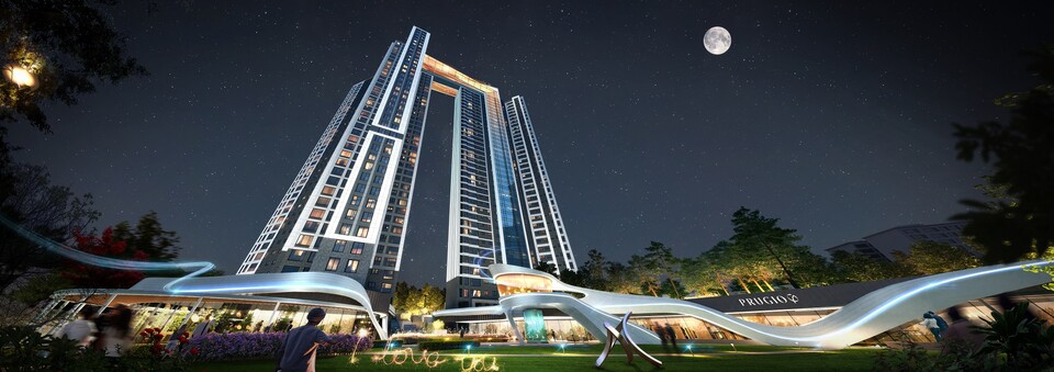 사진제공=대우건설 / 안산 푸르지오 포레티넘 랜드마크 투시도