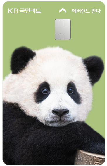사진제공=KB국민카드 / KB국민 에버랜드 판다카드 푸바오 에디션 추가 판매 개시