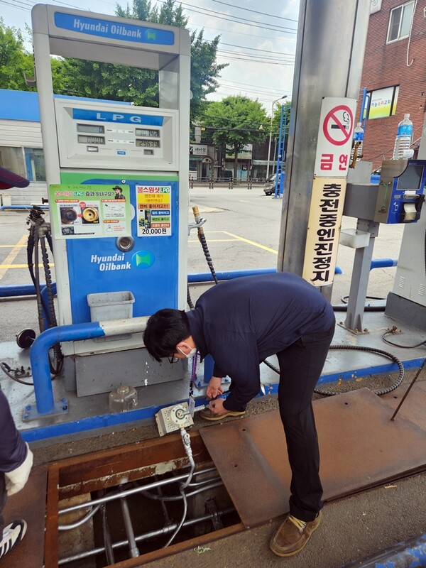 사진제공=의정부시 / LPG충전소 긴급 안전점검 실시