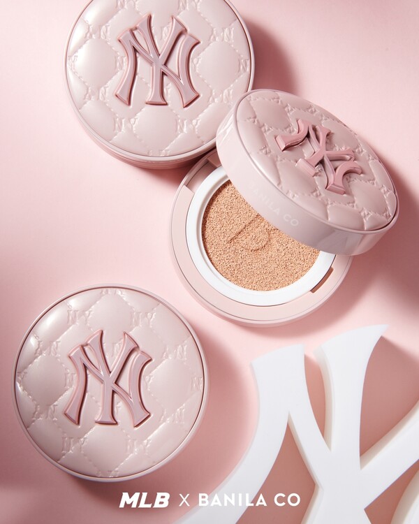 ▲ 바닐라코, 다가오는 봄 시즌 맞아 화이트 쿠션에 화사함 더해줄 '바닐라코 X MLB NY PINK 한정판 에디션’ 론칭