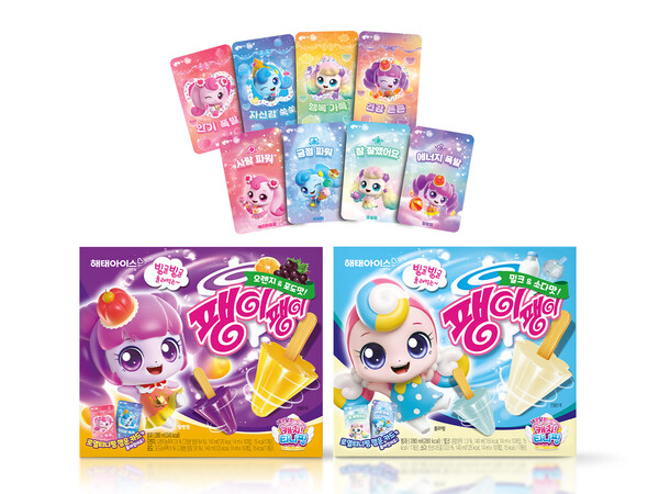 사진제공=해태아이스 / 팽이팽이 캐치!티니핑 콜라보 이미지
