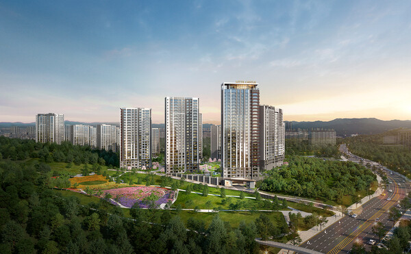 사진제공=롯데건설 / 광주 중앙공원 롯데캐슬 시그니처 1BL 투시도