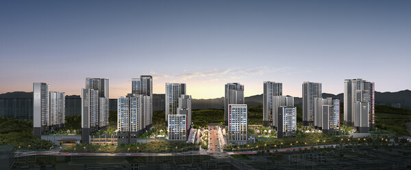 사진제공=롯데건설 / 광주 중앙공원 롯데캐슬 시그니처 2BL 투시도