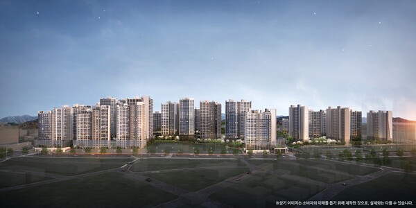 사진제공=GS건설 / GS건설 '운암자이포레나 퍼스티체' 투시도