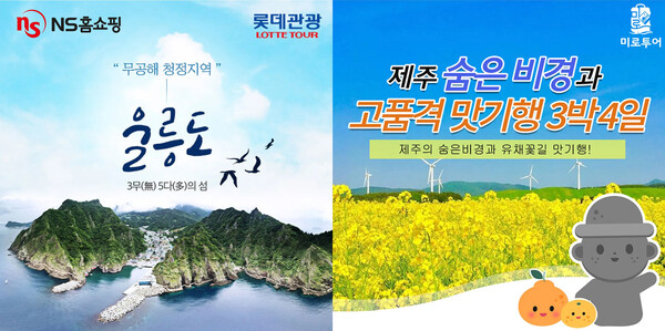사진제공=NS홈쇼핑 / 봄철 맞아 여행상품 편성 확대