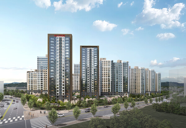 사진제공=현대건설 / 힐스테이트 죽림더프라우드 투시도