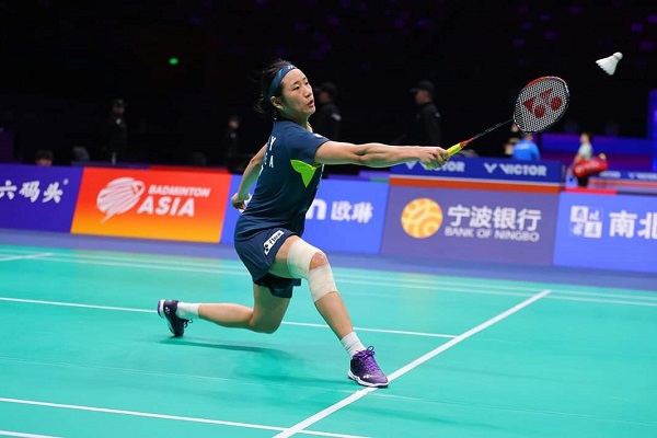 사진 2024 아시아개인배드민턴선수권대회 여자단식 8강에서 탈락한 안세영, 아시아배드민턴연맹