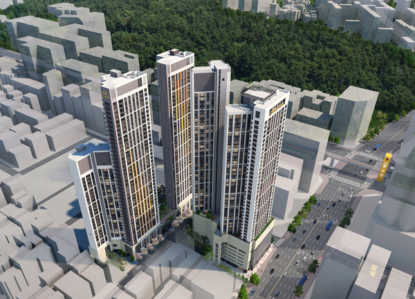 사진제공=현대건설 / 힐스테이트 황금역리저브 조감도