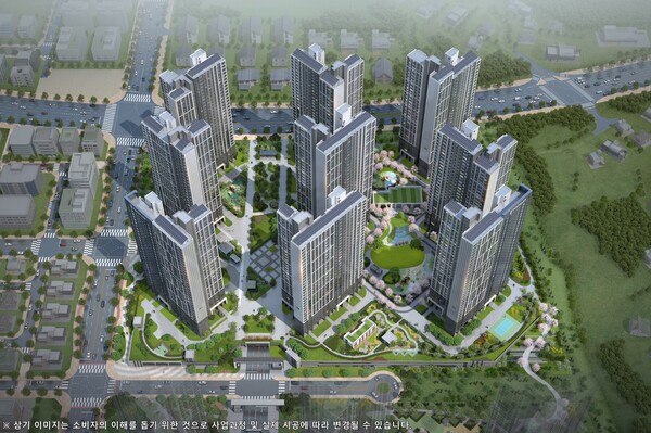 사진제공=포스코이앤씨 / 더샵 탕정인피니티시티 2차 조감도