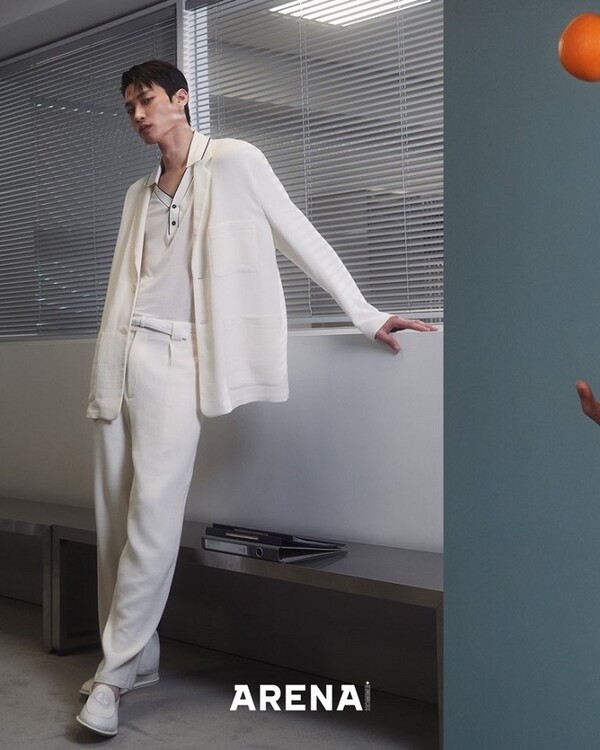  조르지오 아르마니, 모델 안재형과 함께한 화보 공개/사진 제공 = 아레나 옴므 플러스