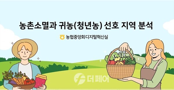 사진제공=농협중앙회 / 농촌소멸과 귀농(청년농) 선호 지역 분석 보고서 사진