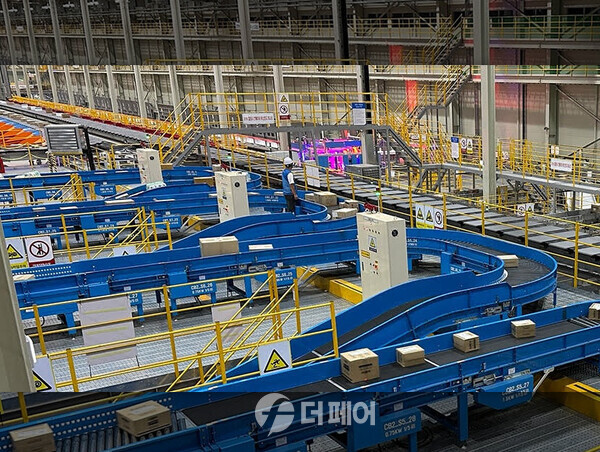 사진제공=대한통운 / 안성MP허브터미널 물류자동화 기술 로드 밸런싱 사진