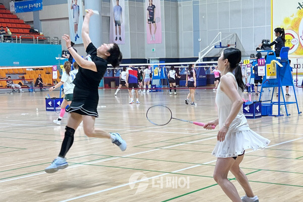 사진 2024 박주봉배 국제배드민턴대회 경기 모습