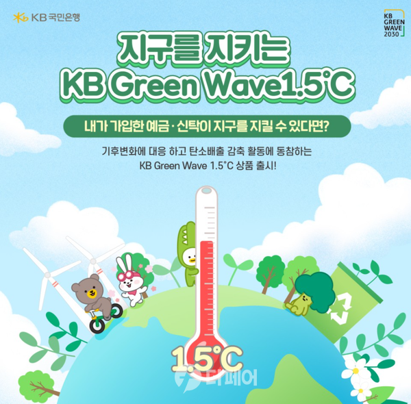 사진제공=KB국민은행 / KB Green Wave 1.5 캠페인 홍보 포스터