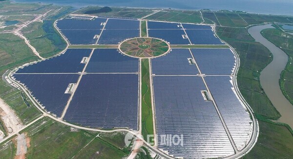 사진제공=KB국민은행 / 해남솔라시도발전소 항공 사진