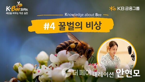 사진제공=KB금융그룹 / K-Bee 프로젝트 중 4탄 꿀벌의 비상 홍보 이미지 