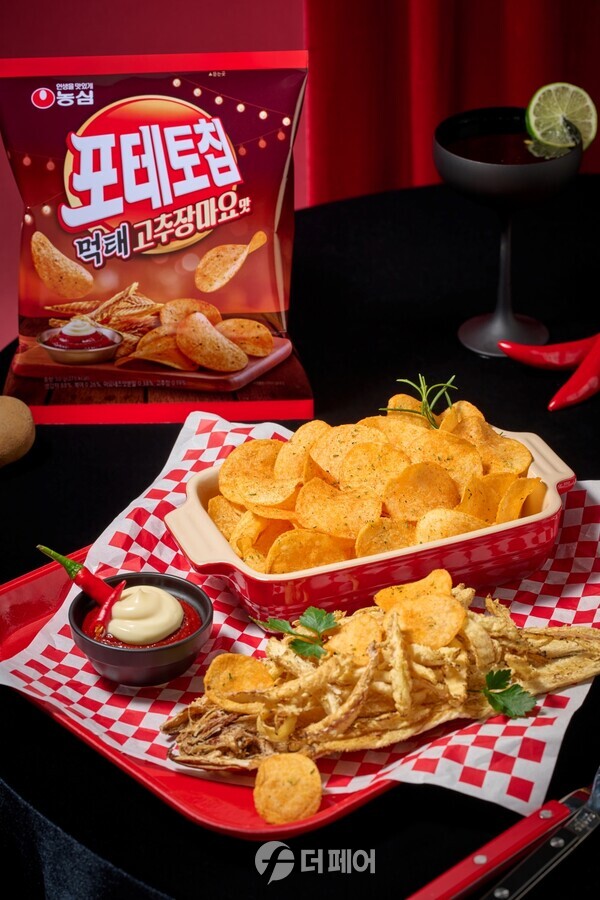 사진제공=농심 / 먹태고추장마요맛 연출 이미지