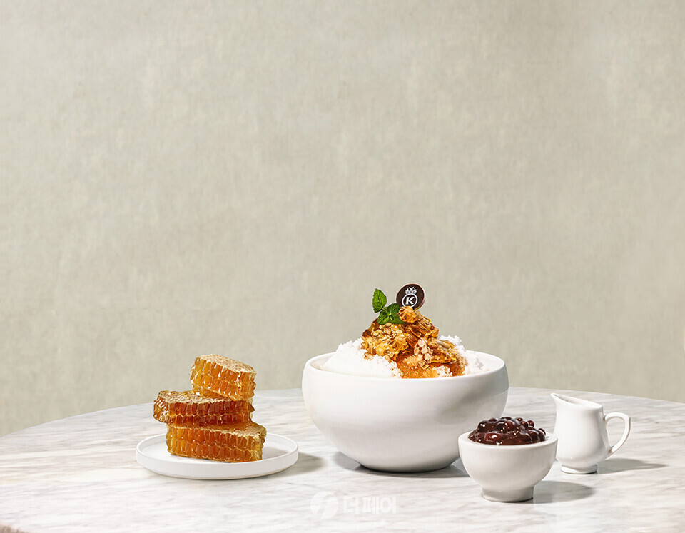 이랜드파크 켄싱턴호텔앤리조트 클래식 허니 빙수 제품 이미지 / 사진제공=이랜드파크