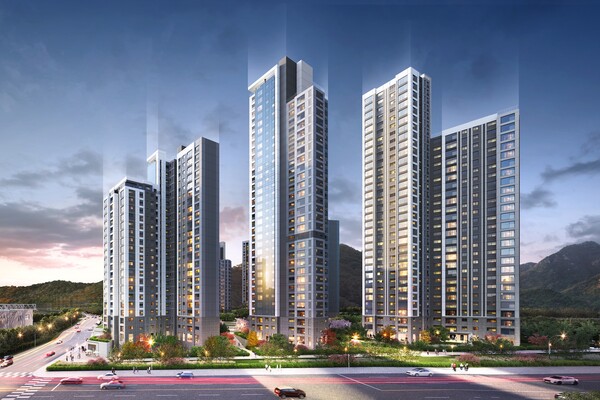 사진제공=롯데건설 / 안양 종합운동장 북측 재개발정비사업 투시도