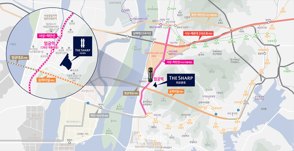 더샵 리오몬트 위치도 / 사진제공=포스코이앤씨