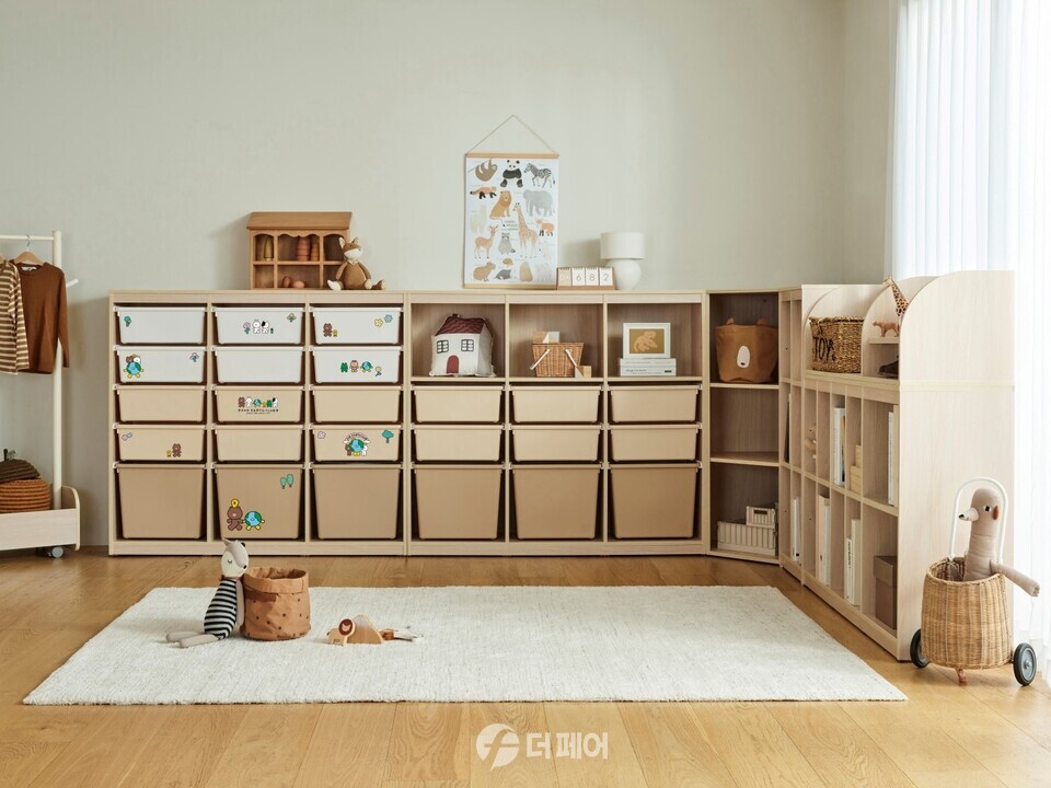 샘키즈 수납장 라인프렌즈 협업 상품 / 사진제공=한샘