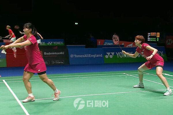 사진 2024 인도네시아오픈배드민턴선수권대회 여자복식 8강에 진출한 백하나-이소희, 더페어 DB