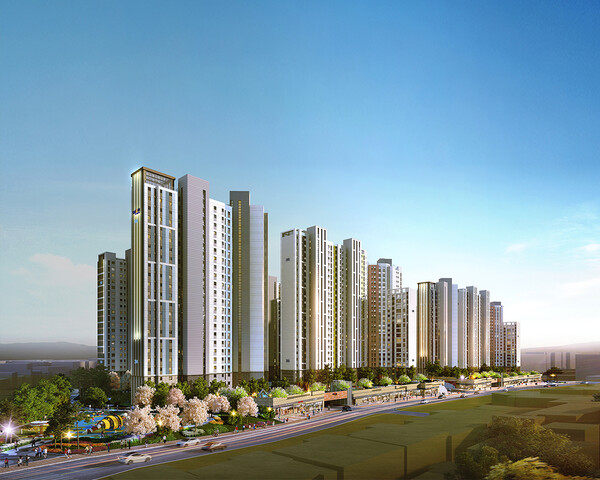 '한양수자인 더팰리시티' 상가, 14일 오픈/사진제공=한양수자인 더팰리시티