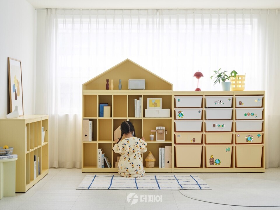 샘키즈 수납장 라인프렌즈 협업 상품 / 사진제공=한샘